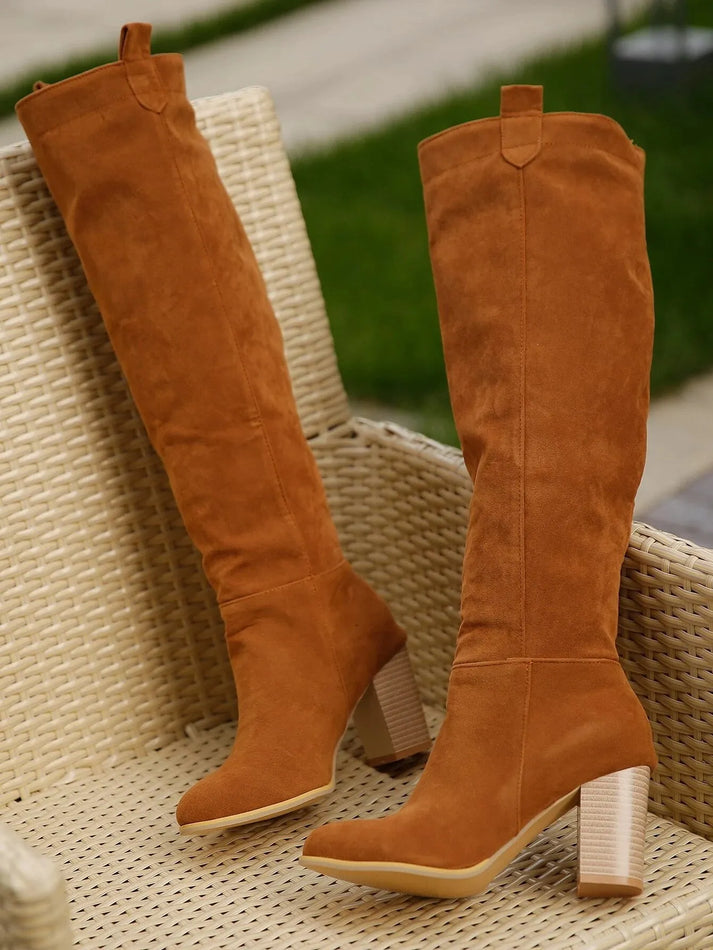 EB | Knielangen Damenschuhe Modische Winterstiefel Kaufen
