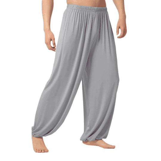 Damen luftige, weite Freizeithose mit elastischem Bund EB