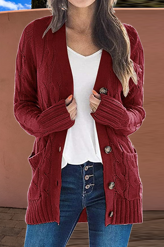 EB | Zeitlose und Elegante Strickjacke Winter