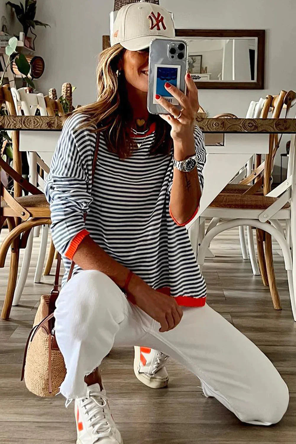 EB | Gestreiftes Sweatshirt