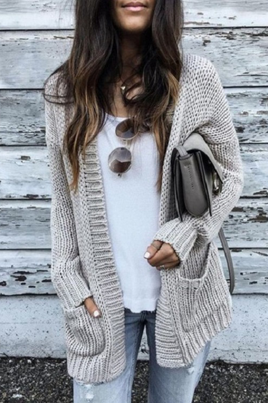 EB | Lässige und Modische Strickjacke