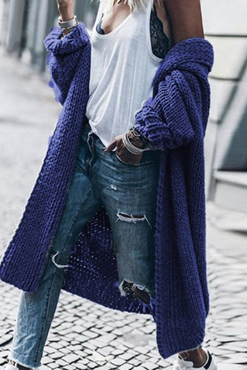 EB | Klassische und Elegante Strickjacke für Den Winter