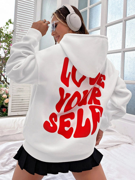 EB - Streetwear Winter Statement Hoodie für Frauen