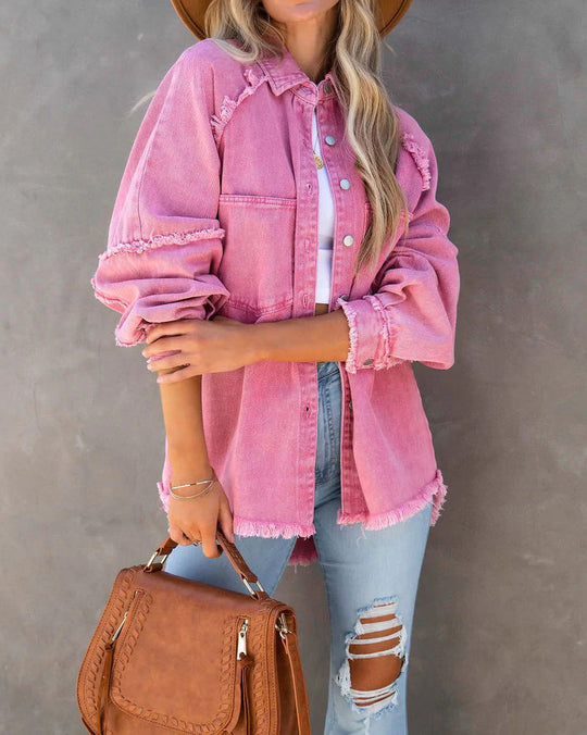 EB | Edge Patchwork Pocket Denim-Jacke