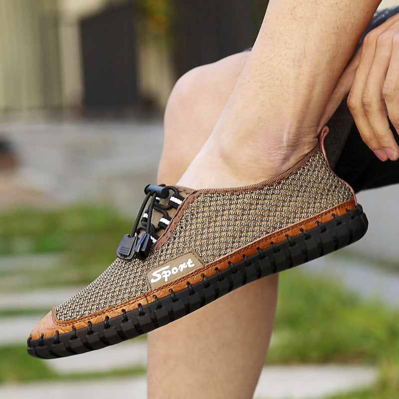 Damen Atmungsaktive Sportliche Wasserschuhe mit flexiblem Netzoberteil und rutschfester Sohle EB