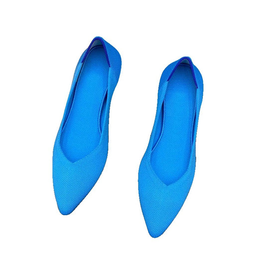 Damen Flauschige Ballerinas mit elegantem Design EB