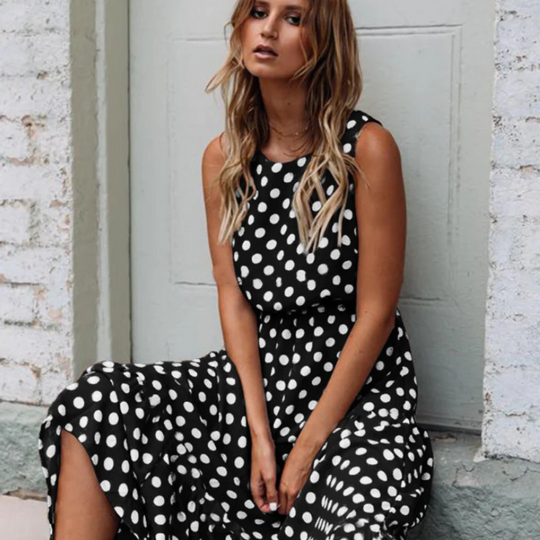 EB | Elegantes Sommerkleid mit Pünktchen