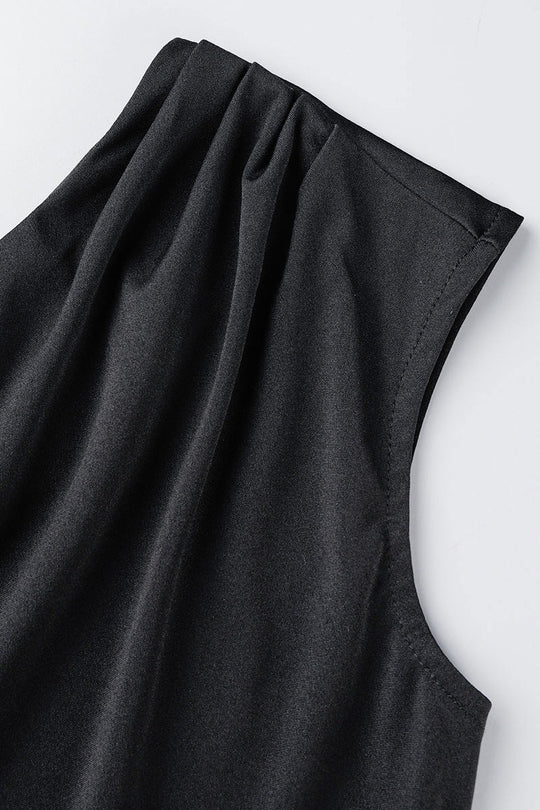 EB | Elegantes Formelles Einfarbiges Schlitz Asymmetrisches Schräges Kragen Abendkleid Kleider - 8 Farben