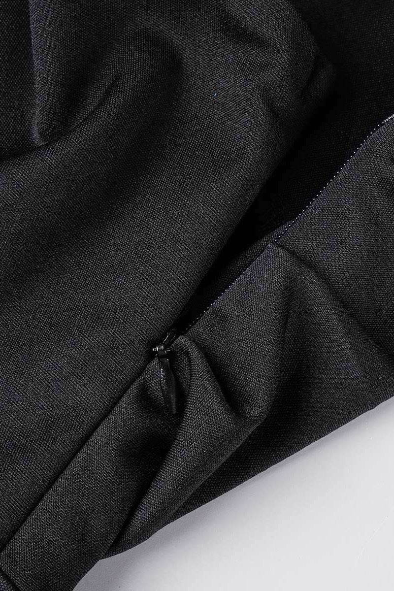EB | Elegantes Formelles Einfarbiges Schlitz Asymmetrisches Schräges Kragen Abendkleid Kleider - 8 Farben