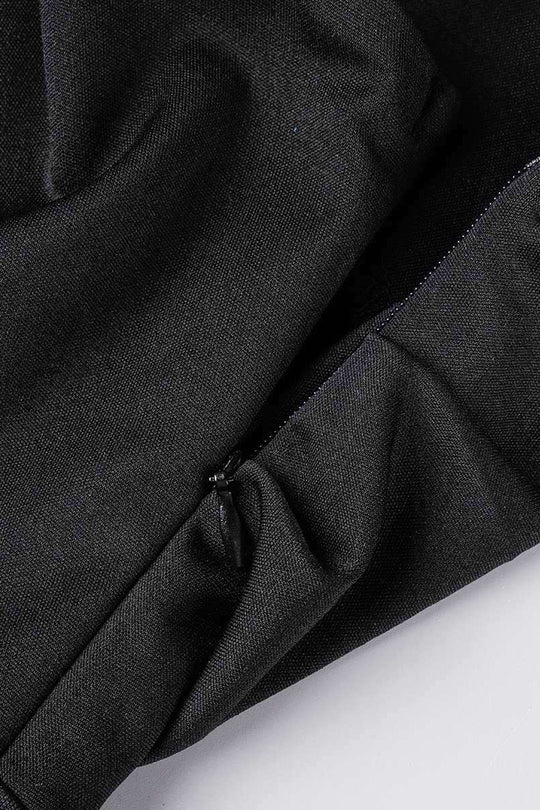 EB | Elegantes Formelles Einfarbiges Schlitz Asymmetrisches Schräges Kragen Abendkleid Kleider - 8 Farben