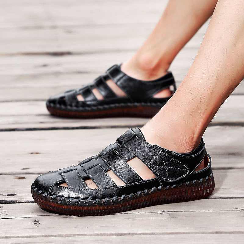 Damen modische Lederfreizeitschuhe mit seitlichen Belüftungsöffnungen EB