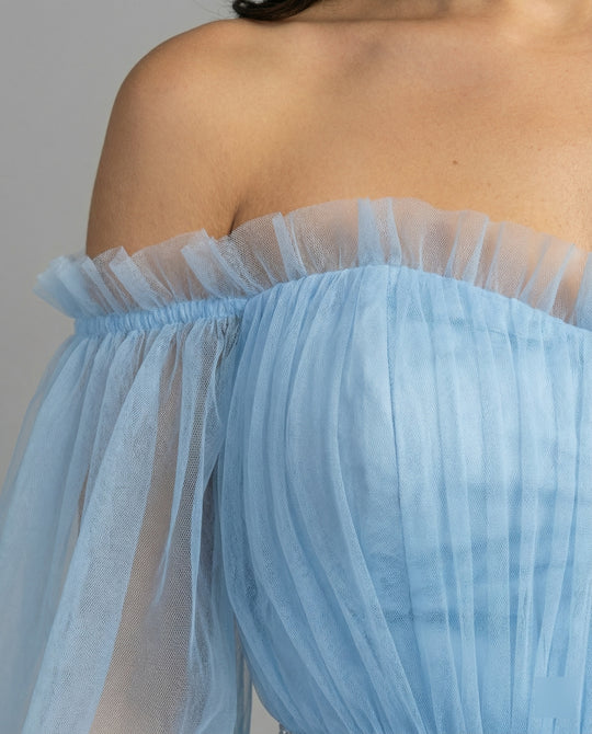 EB | Elegantes Formelles Einfarbiges Patchwork Off-Shoulder Abendkleid Kleider - 3 Farben