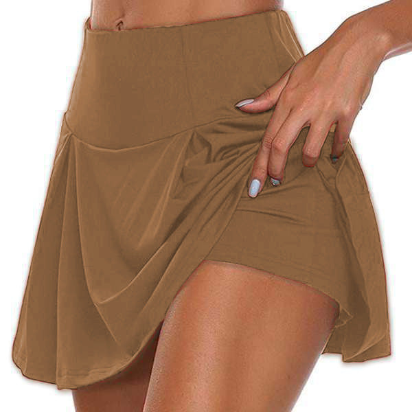 Damen sportlicher Minirock mit hoher Taille und Bewegungskomfort EB