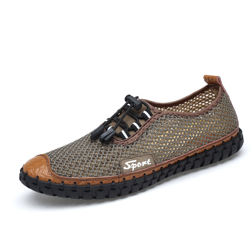 Damen Atmungsaktive Sportliche Wasserschuhe mit flexiblem Netzoberteil und rutschfester Sohle EB
