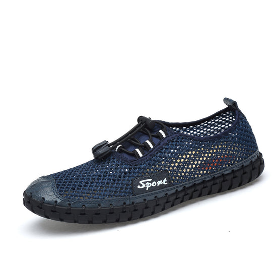 Damen Atmungsaktive Sportliche Wasserschuhe mit flexiblem Netzoberteil und rutschfester Sohle EB