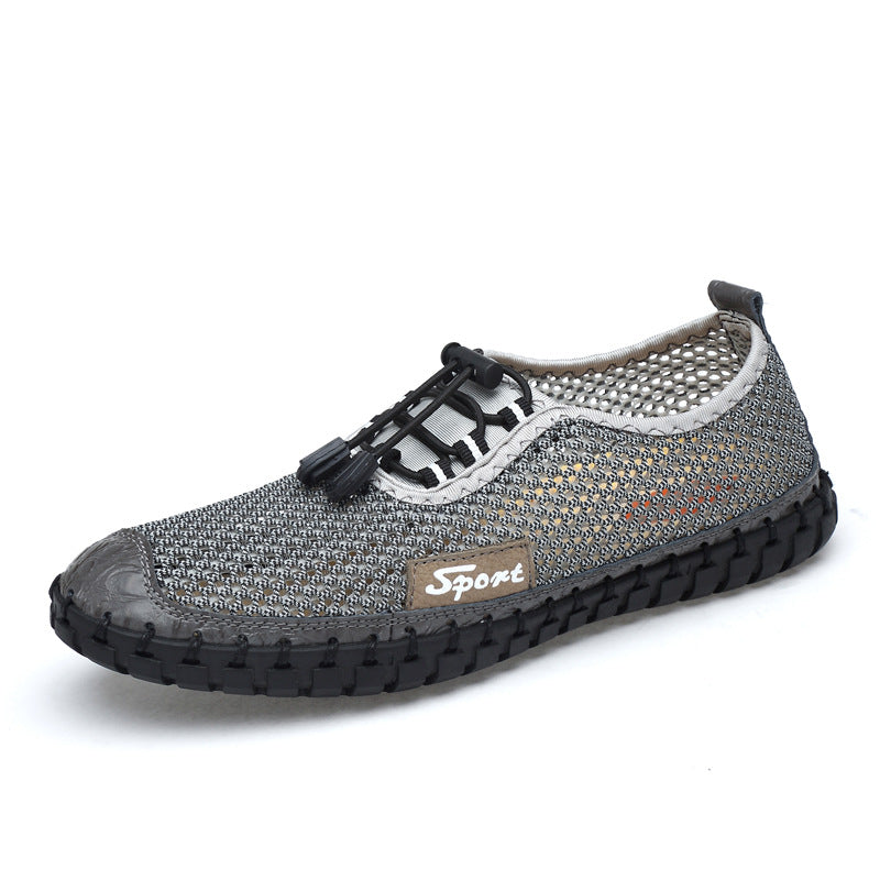 Damen Atmungsaktive Sportliche Wasserschuhe mit flexiblem Netzoberteil und rutschfester Sohle EB