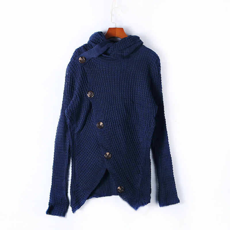 Damen Strickjacke mit asymmetrischem Schnitt und Kragen EB