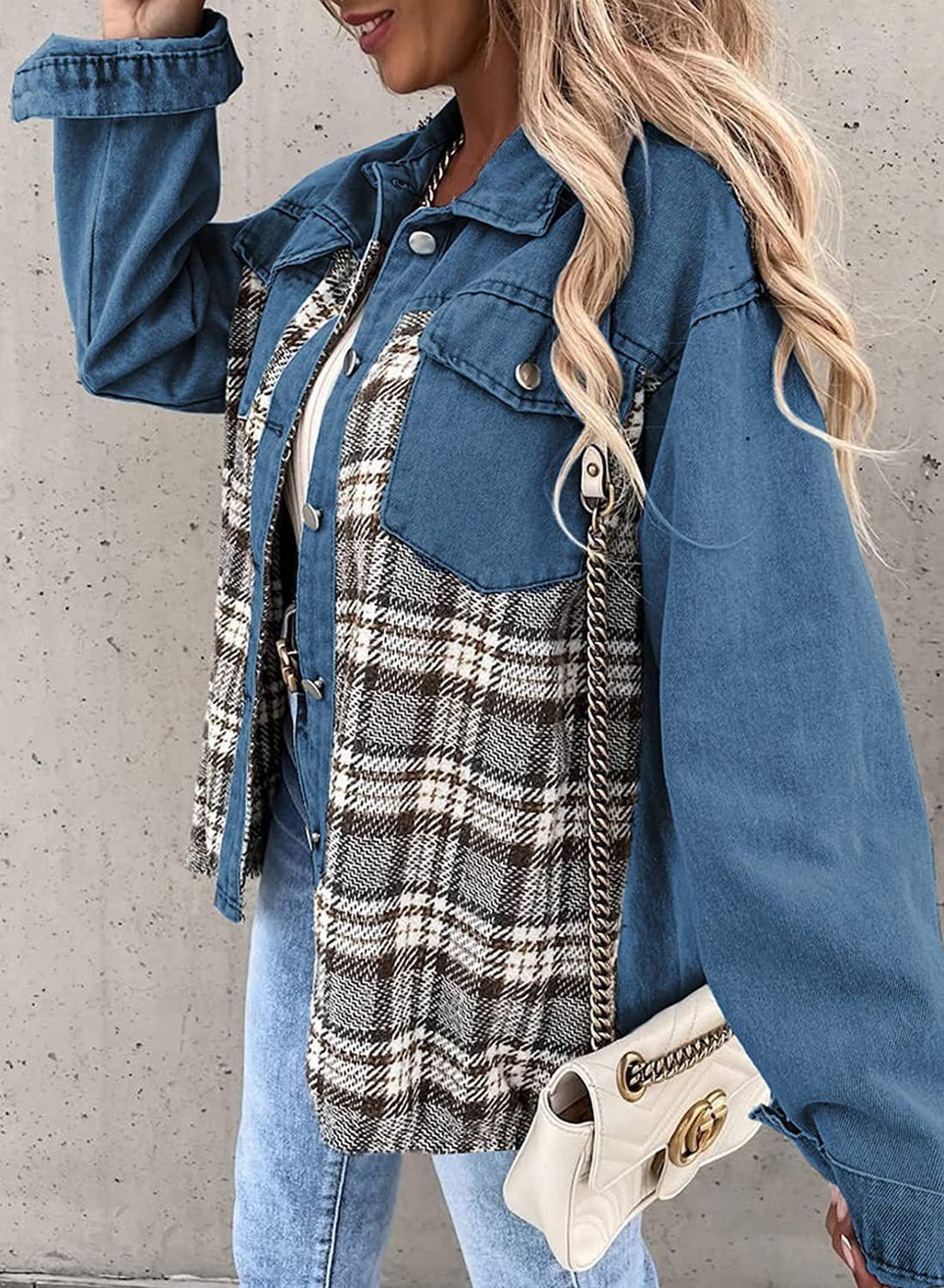 EB | Vintage-Flanelljacke für Frauen