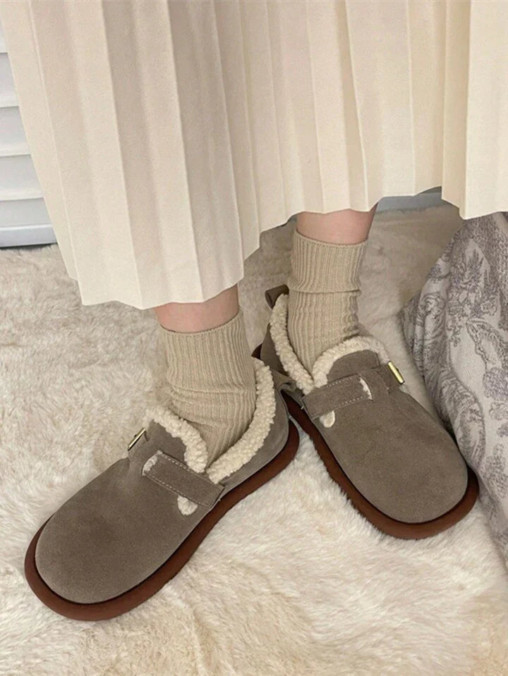 Mikaela Leder Hausschuhe | Warm & Trendy EB