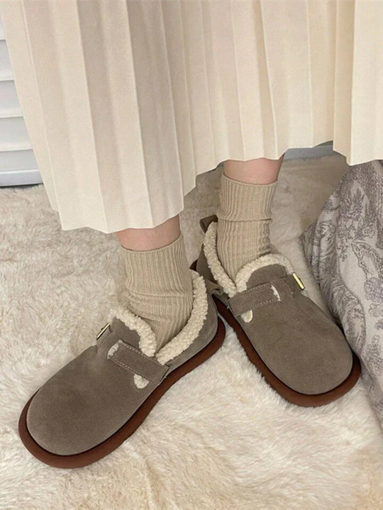 Mikaela Leder Hausschuhe | Warm & Trendy EB