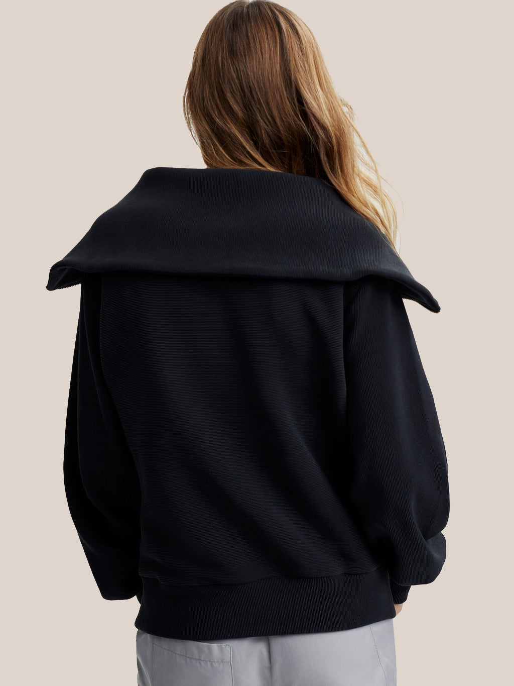 EB | Half-zip Bluse Baumwolle Modern, Komfortabel
