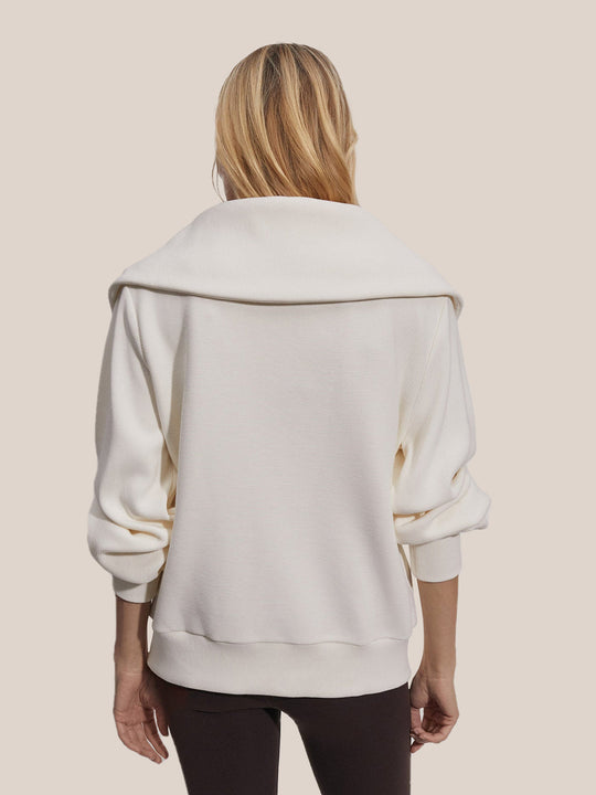 EB | Half-zip Bluse Baumwolle Modern, Komfortabel