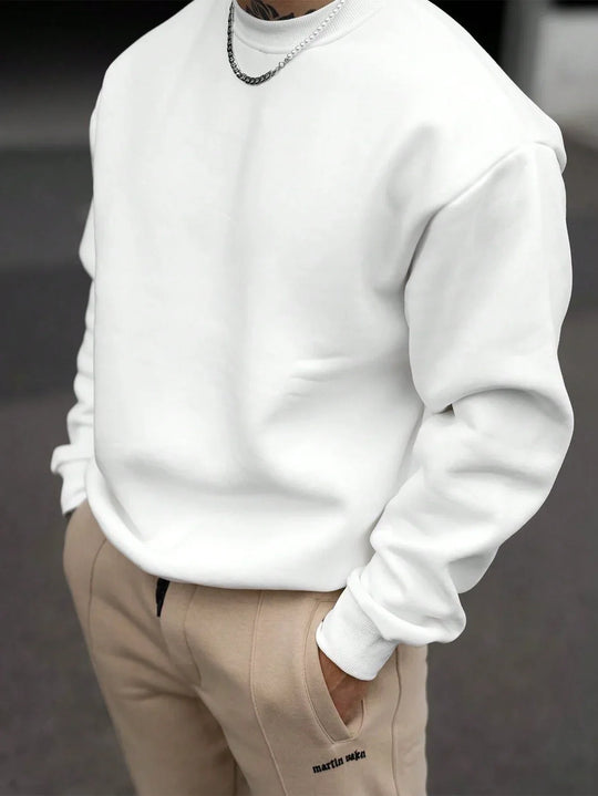 EB | Herren Sweatshirt mit Rundhalsausschnitt