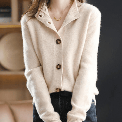 EB | kuscheliger Strick-Cardigan Pullover
