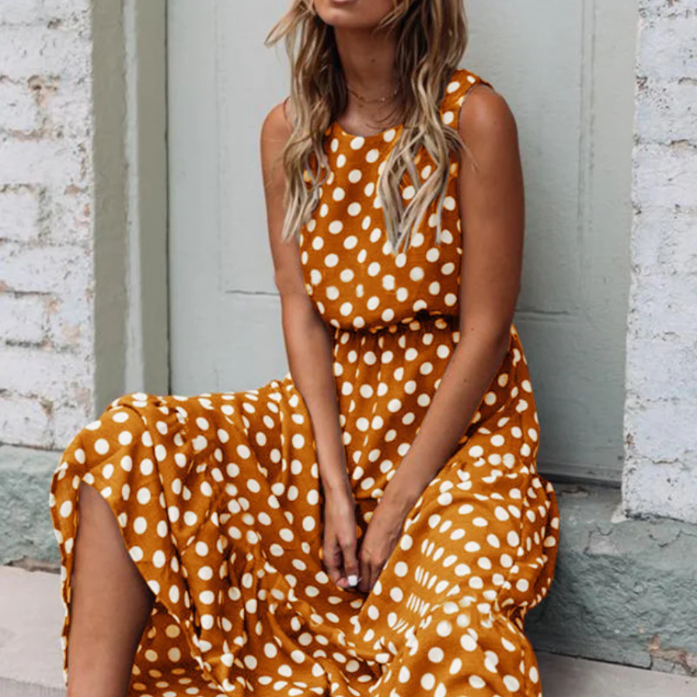 EB | Elegantes Sommerkleid mit Pünktchen