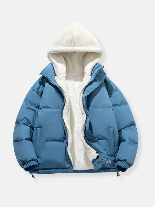 EB | Warme Reißverschluss Winterjacke Komfort und Stil für Kalte Tage