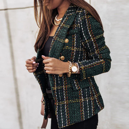 EB | Kariert Blazer - Langarm
