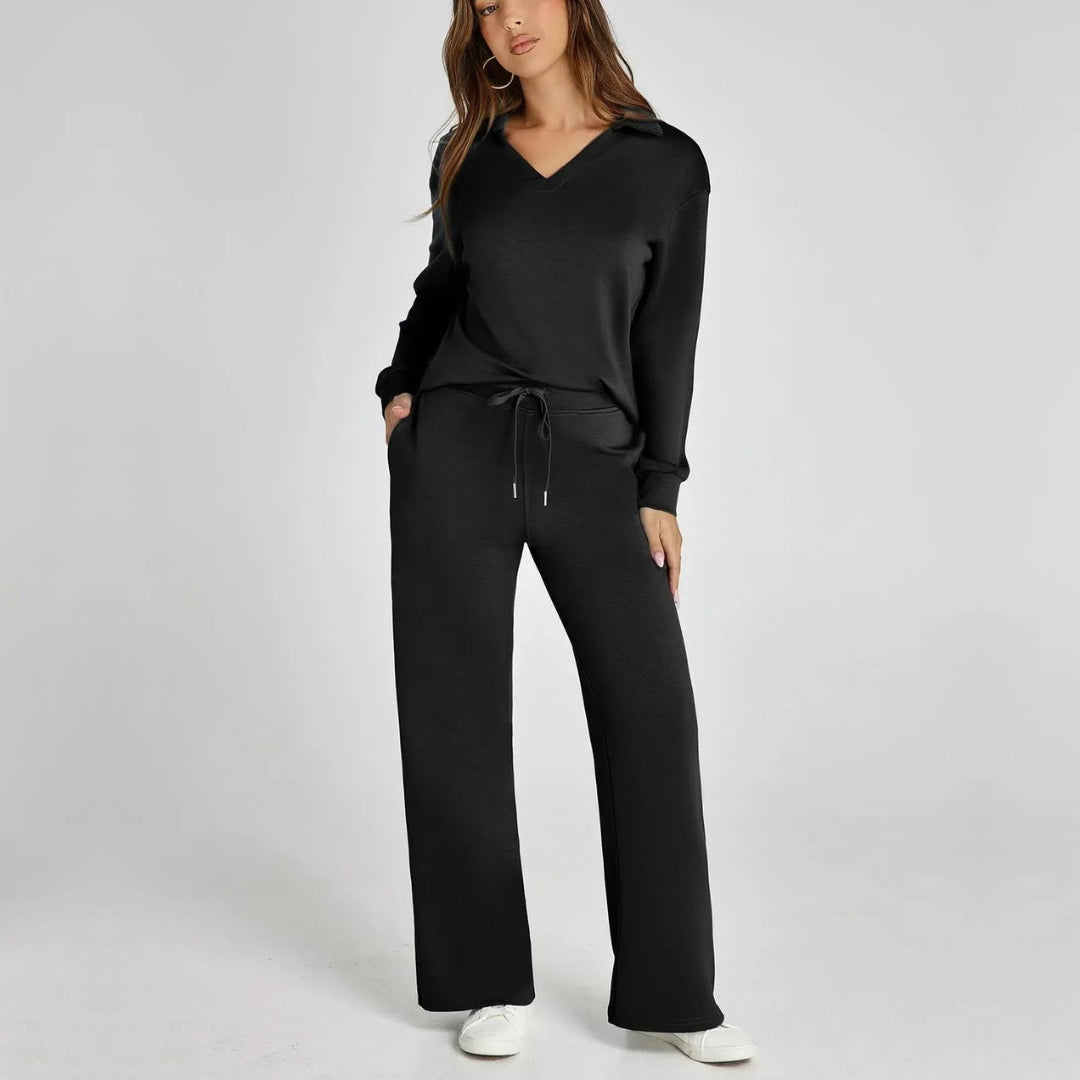EB | Damen Loungewear Satz mit Weiten Hosen