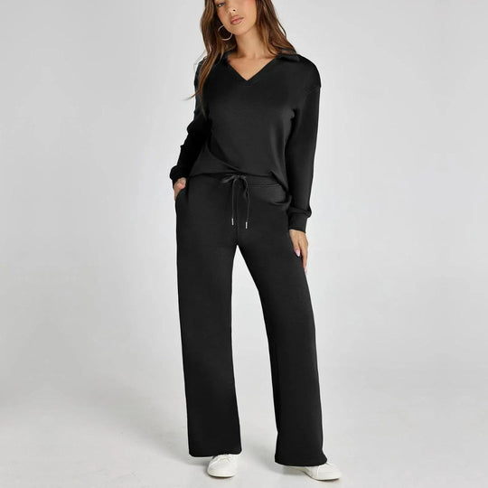 EB | Damen Loungewear Satz mit Weiten Hosen