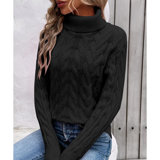 EB | Klassischer Eleganter Rollkragenpullover