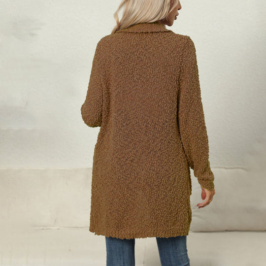 EB | Einfarbiger Strickjacke