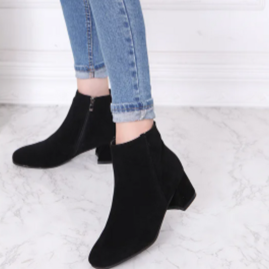 EB | Moderne Wild Ankle Boots mit Bequemem Absatz Damen Ankle Boots