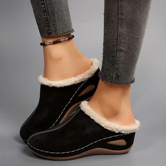 Damen-Mokassins mit Fleecefutter EB EB