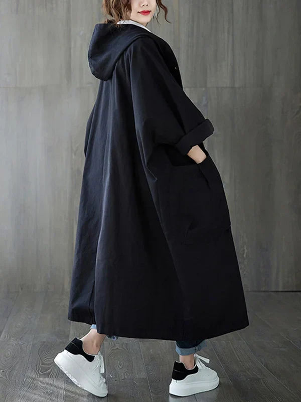 EB | Langer Wasserdichter Trenchcoat Mantel