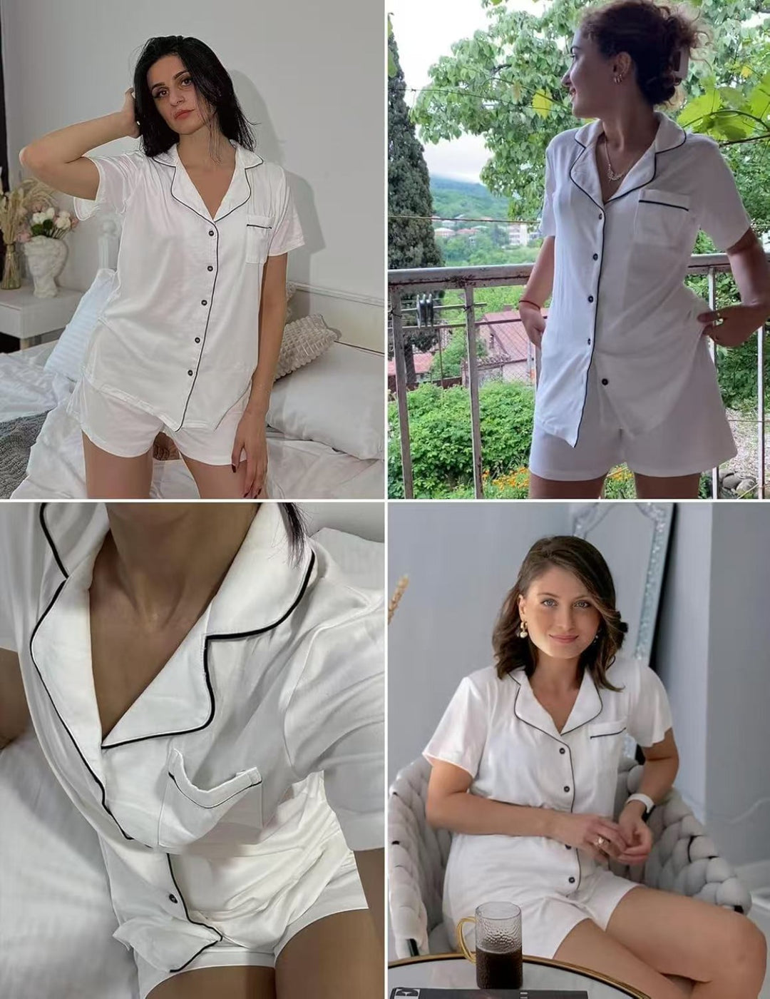 EB | Strickjacke Revers Loungewear Set