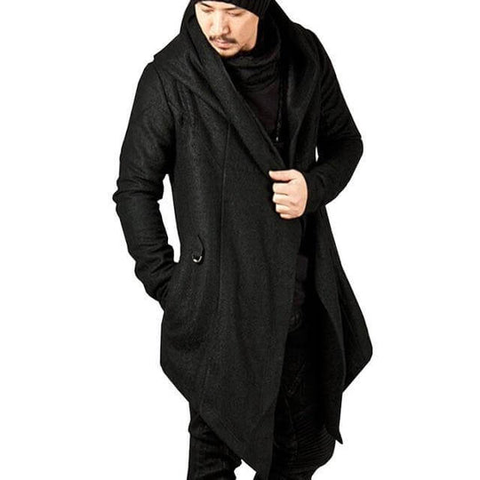 EB | Herren Kapuzenjacke mit unregelmäßigem Saum