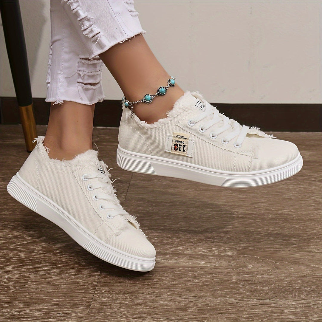 Leinenschuh Damen Casual Sneaker EB