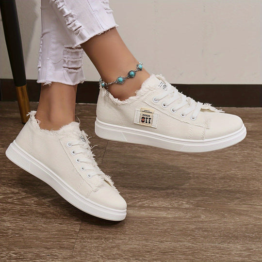 Leinenschuh Damen Casual Sneaker EB