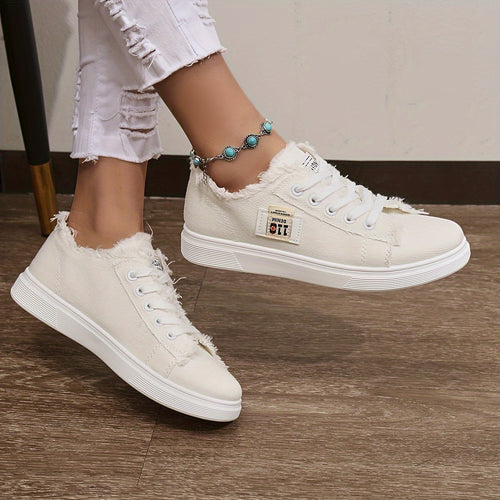 Leinenschuh Damen Casual Sneaker EB