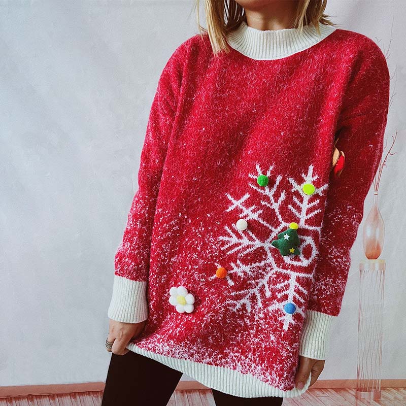 EB | Satz Aus Weihnachtspullover und Schal