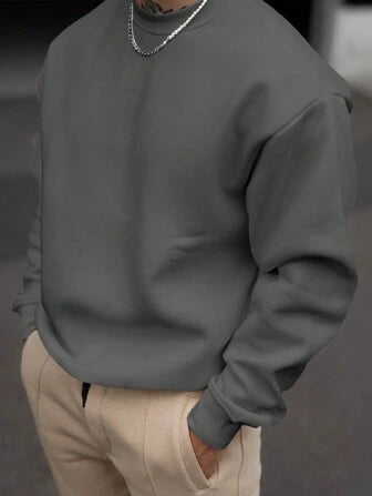 EB | Herren Sweatshirt mit Rundhalsausschnitt