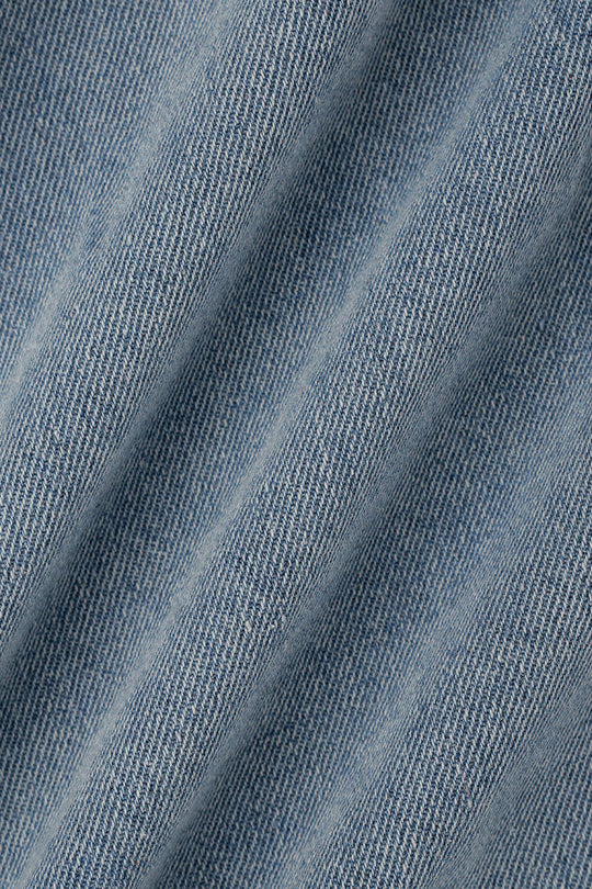 EB | Solide Patchwork Umlegekragen Langarm Reguläre Denimjacke