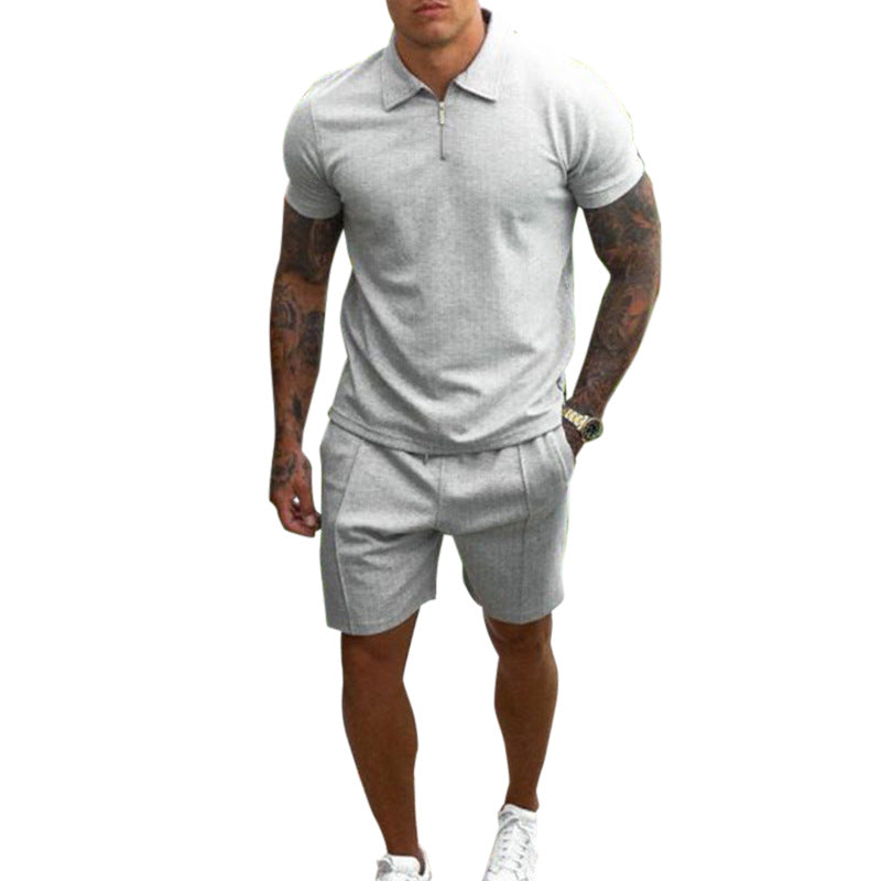 Herren Poloshirt und Shorts Set EB