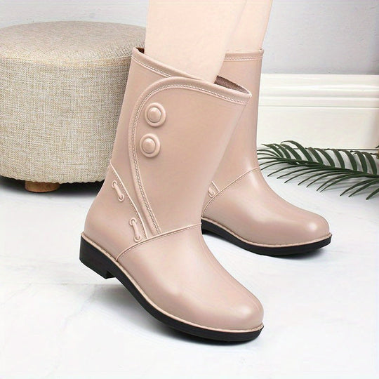 EB | Damen wasserdichte und bequeme Gummistiefel mit rutschfester Sohle