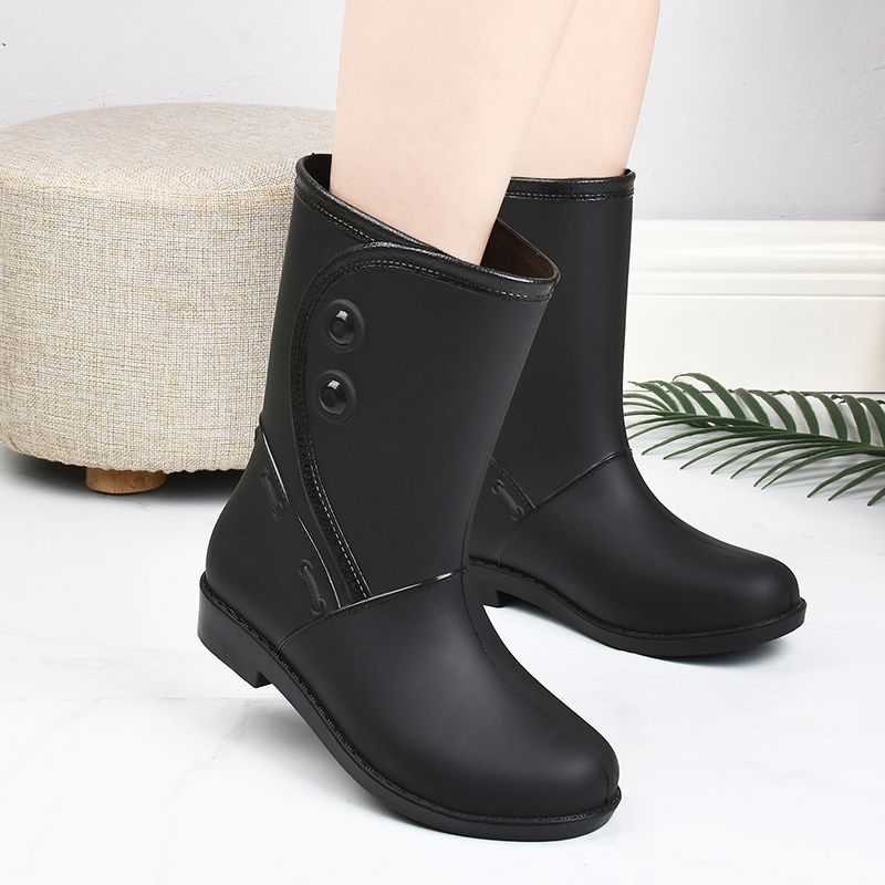 EB | Damen wasserdichte und bequeme Gummistiefel mit rutschfester Sohle