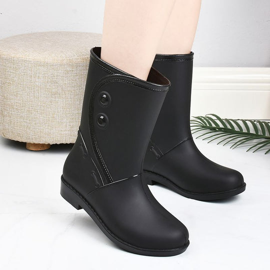 EB | Damen wasserdichte und bequeme Gummistiefel mit rutschfester Sohle